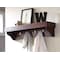 Alaterre Furniture Shaker Cottage Tray Shelf with Cabinet Bench, Espresso ASCA0509P0 - alternate 3